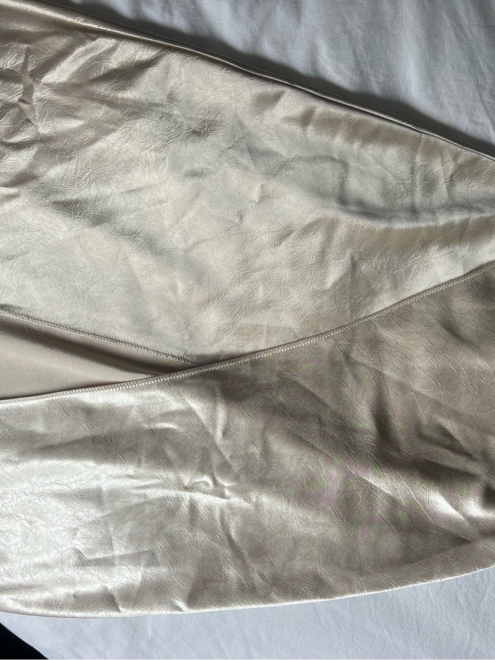 H&M Champagne Metallic Skirt